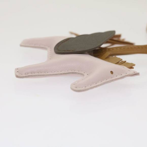 HERMES Rodeo PM Charm Leather Brown Pink Auth 65249SA - Picture 3 of 13